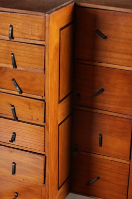 Lot 1683 - A FLEMISH WALNUT CABINET ON STAND