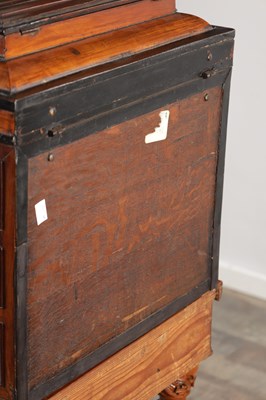 Lot 1683 - A FLEMISH WALNUT CABINET ON STAND