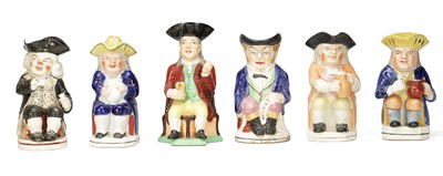 Lot 650 - A COLLECTION OF 18TH AND 19TH CENTURY ENGLISH POTTERY TOBY JUGS