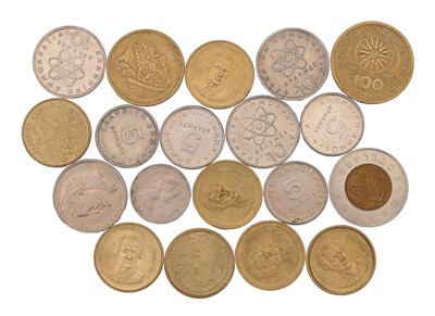 Lot 265 - A COLLECTION OF EUROPEAN 20TH CENTURY COINS